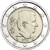 Belgien-2Euro-2014-KönigPhilippe-RS