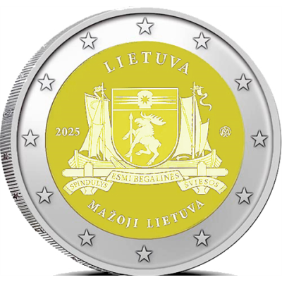 Litauen-2Euro-2025-bfr-Kleinlitauen-RS