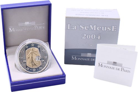 Frankreich-5 Euro-2004-AUAGpp-Säerin-RS
