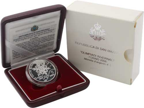 SanMarino-5Euro-2005-AGPP-Turin-VS