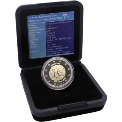 Niederlande-2 Euro-2009-PP-WWU-Etui