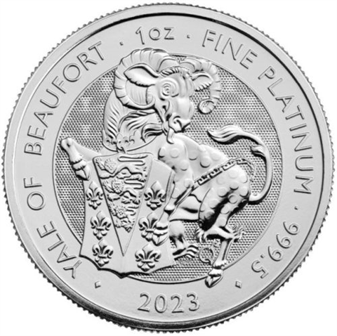 Großbritannien-100Pfund-2023PtStg-YaleVonBeafort-RS