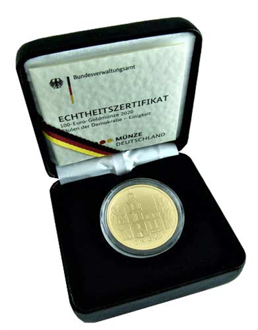 Deutschland-100-Euro-2020-Einigkeit-Etui