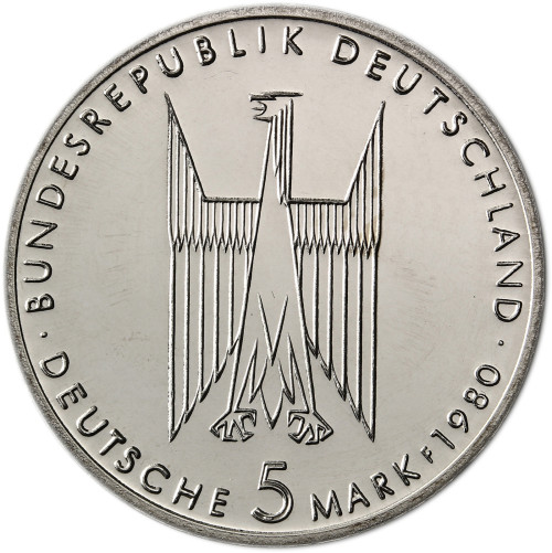 Deutschland 5 DM 1980 Stgl. Kölner Dom