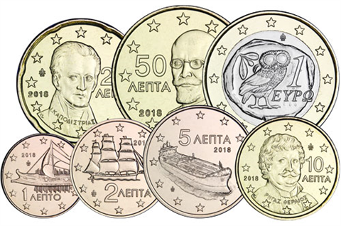Griechenland-1,88Euro-2018-Kleinmünzensatz-RS