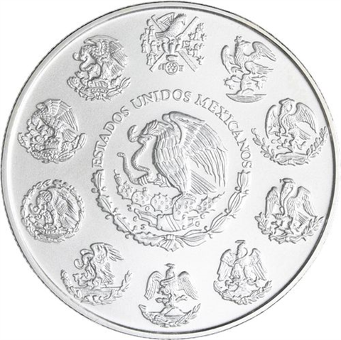 Mexiko-35x1Onza-1990-2024-AGstgl-Siegesgöttin-Kassette