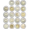 Euro Eurpa Flagge Münzen 2 komplett satz 2015