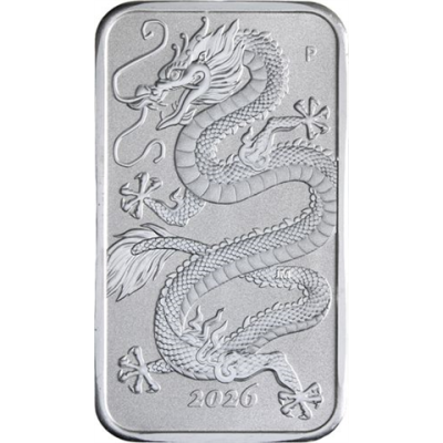Australien-1 Dollar-2026-AGstgl-Drache-Eckig-RS
