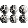 Russland-6x1-Rubel-PP-Barcelona-Olympiade-RSVS