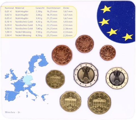Deutschland-3,88 Euro-2003-Stgl-Kurs-MzzD-RS