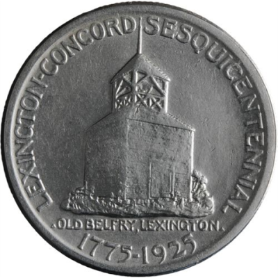 USA-HalfDollar-50centsilber-1925vz-LexingtonUndConcord-RS
