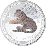 Australien-50 Cent-2010-AGstgl-Tiger-FD-Farbe-RS