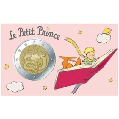 Frankreich-2Euro-2026-Stgl-CoinCard-Rosa-DerKleinePrinz-RS