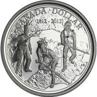 Kanada 1 Dollar 2012 PP Krieg Muenze I