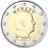 Monaco 2 Euro Kursmünze 2017  Fürst Albert II. Grimaldi 