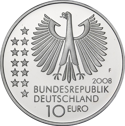 Gedenkmünze 10 Euro 2008 PP - Max Planck
