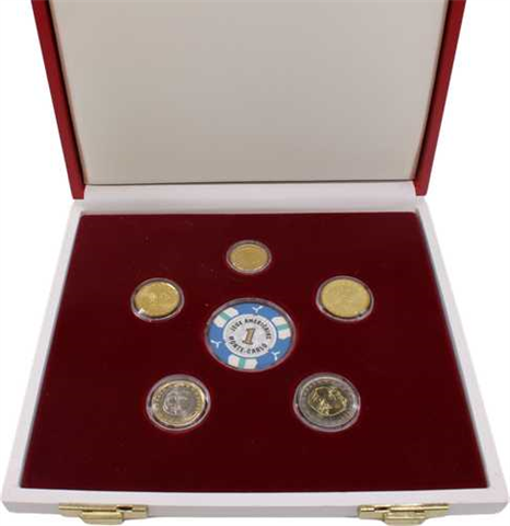 Monaco-3,80 Euro-2003-bfr-Kursmünzen-Etui