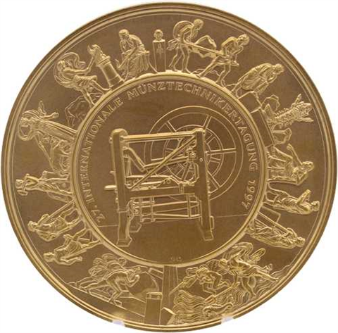 Deutschland-Bronze-Medaille-1997-Münztechnikertagung-Etui