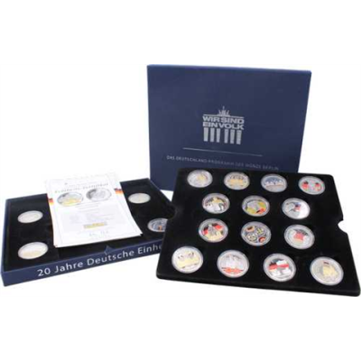 Deutschland-18xMedaille-1989-2011-AGpp-20jahreDt.Einheit-1