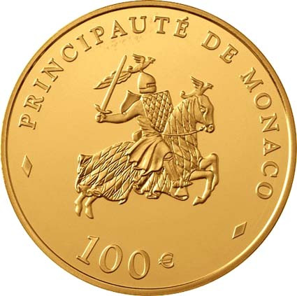 Monaco 100 Euro Gold 2003 Fürst Rainer III.