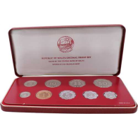 Malta-10,93 Mils-1977-PP-KMS-Etui