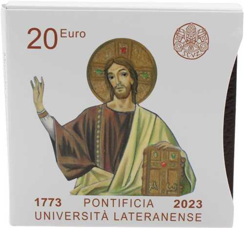 Vatikan-20Euro-2023-CuPP-Päpstliche Lateranuni-RS