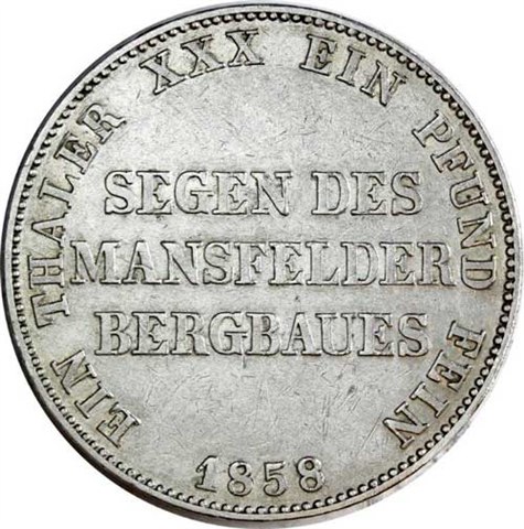 Preussen,-Ausbeutevereinstaler-1857-1860-Thun-263-I