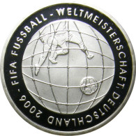 3. Ausgabe zur Fuball-WM 2006  - BRD 10 Euro 2005 PP Mzz. J bestellen bei Historia Hamburg ......