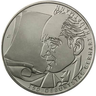 Deutschland 10 Euro 2012 Gerhart Hauptmann