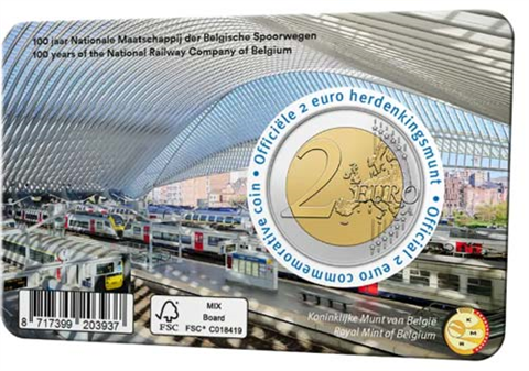 Belgien-2-Euro-2026-CoinCard-SNCB-Staatsbahnen-RS