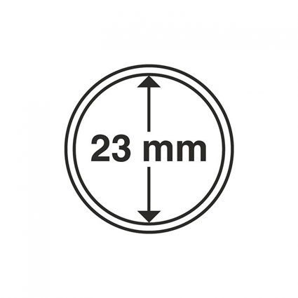314782 - 10 Münzenkapseln  Innendurchmesser 23 mm 