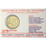 50 Euro Cent 2011 Vatikan Coincard Papst Bendikt Nr. 1