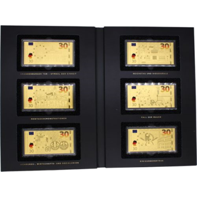 Deutschland-6x0,5GrammGold-30JahreEinheit-Album I