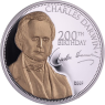 Samoa-10 Dollar-2009-PPvergoldet- Carles Darwin-RS