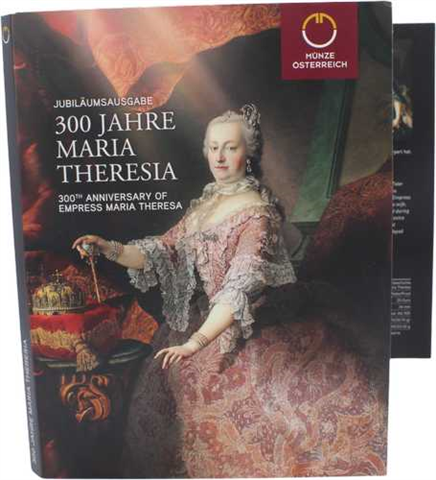 Österreich-4x20 Euro+1 Taler-AGpp-Jubiläumsausgabe-RS
