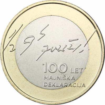 Slowenien 3 Euro 2017 Mai  Deklaration 1 Stgl