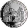 Österreich-100 Schilling-2001-AGpp-Das Mittelalter-VS