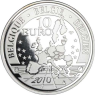 Belgien-10Euro-2010-AGpp-MuseumZentralafrika-VS