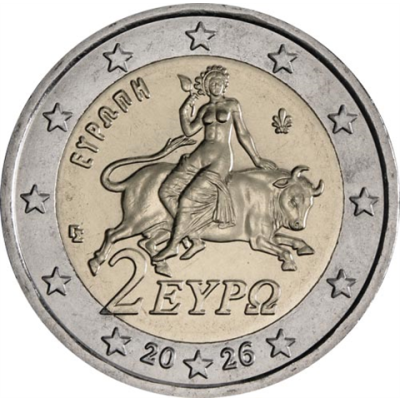 Griechenland-2-euro-2026-stgl-Europa-auf-dem-Stier-RS