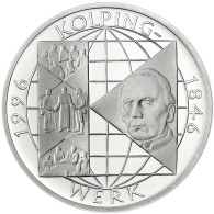 Deutschland 10 DM Silber 1996 Stgl. 150 Jahre Kolpings Werk