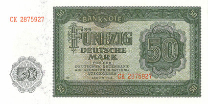 Banknotenserie Deutsche Notenbank 1948