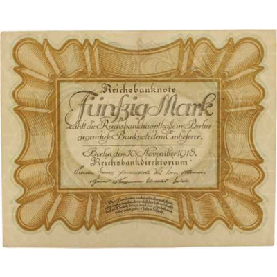 RO.57-50Mark-30.11.1918-gebraucht-VS