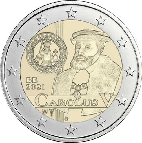 2-Euro-Gedenkmünze-Karlsgulden-Belgien-2021