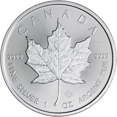 Kanada-5 Dollar-2026-AGstgl-Maple Leaf-RS