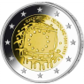 Deutschland-2-Euro-2015-PP-30-Jahre-Euroflagge-RS