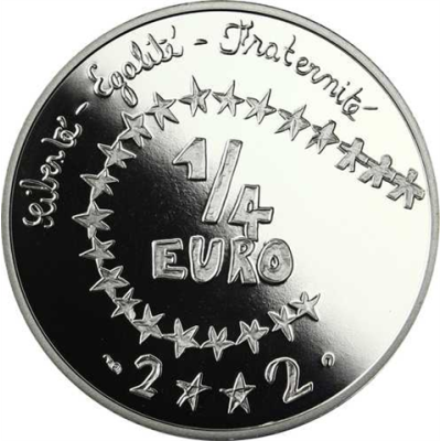 Frankreich 0.25 Euro 2002 PP Kindereuro II