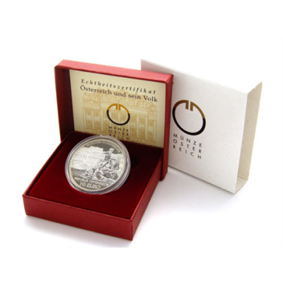 Oesterreich-10-Euro-2003-Silber-PP-Schloss-Schoenbrunn-Etui