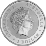 Australien-1Dollar-2014-AGstgl-Kookaburra-vergoldet-VS