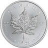 Kanada-5 Dollar-2015-AGstgl-MapleLeaf-Farbe Glitzer Weiß-RS