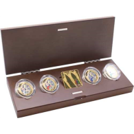 Großbritannien-4x2Pfund-2002-AGstgl-CommonwealthGames-Etui